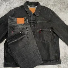 リーバイス プレミアム セットアップ 1st 大戦 ブラック XL 501/33