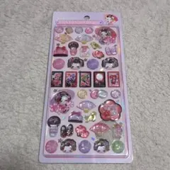 ボンボンドロップシール　和柄　舞妓