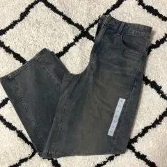 ストレートデニムパンツ グレー Mサイズのサムネイル