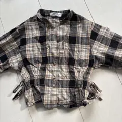ブリーズベビーチェックシャツ　80cm