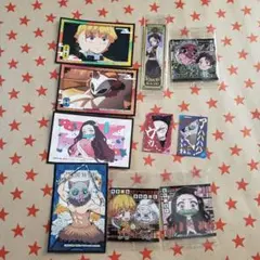 鬼滅の刃 シール ミニミニカード 消しゴム