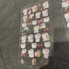 ハローキティ シール　ボンボンドロップシール　ぷくぷく