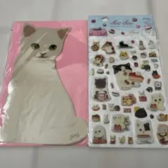 猫とスイーツのマシュマロステッカーセット①