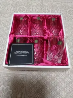 新品未使用HOYA CRYSTAL クリスタルガラスタンブラーお値下げしました