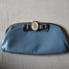 ランバンオンブルー　がま口長財布