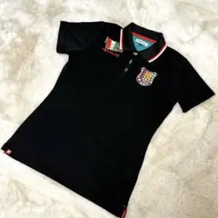 【美品】値下げ！！FILA フィラ　ゴルフウェア　ポロシャツ　ブラック　Lサイズ