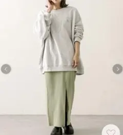 ZIPニットタイトスカート