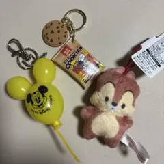 【ディズニー】　キーホルダー　3点セット
