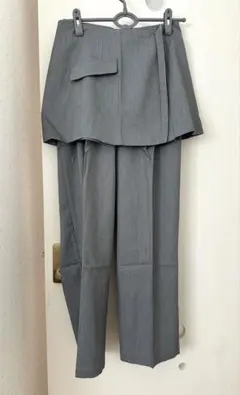 &.NOSTALGIA グレー スカートパンツ ワイドパンツ