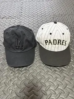 MLB キャップ 2点セット LA Dodgers Padres
