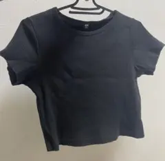 ユニクロ　黒半袖Tシャツ　L