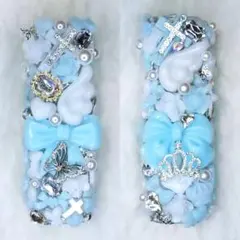 IQOSイルマワンデコケース量産型地雷ゆめかわブルー