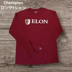 【Champion】ELON UNIVERSITY ロンT M カレッジロゴ