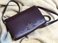 ケイトスペード ショルダーバッグ ブラウン パープル