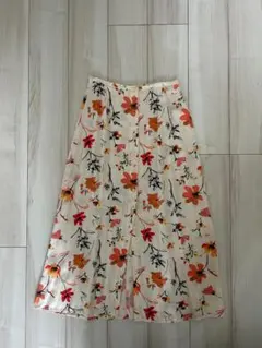 Eddie Bauer 花柄ロングスカート