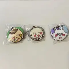 ちいかわ　ハートのラバーマスコット　くりまんじゅう　モモンガ　ラッコさん