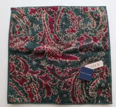 Ralph Lauren シルク混 ペイズリー タオルハンカチ　未使用品