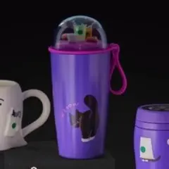 【箱付き】スタバ ハロウィン2025 カップシェイプ ステンレスボトル キャット
