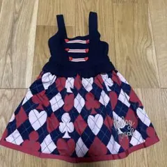 Shirley Temple ジャンバースカート ハート柄 不思議の国のアリス