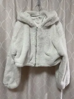 クロップド丈エコファーパーカー　INGNI