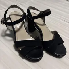 Oriental Traffic ヒールサンダル 黒　M
