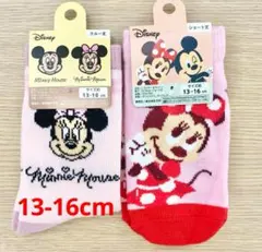 ディズニー　ミニーマウス　子ども靴下　2足