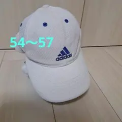 adidasメッシュ ホワイトキャップ 54〜57