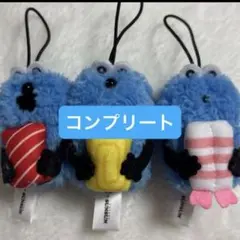 パペットスンスン スシロー コラボ 限定 指人形 マスコット 全3種 コンプ