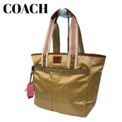 希少✨COACH トートバッグ パンプトンズウィークエンド ナイロン A081