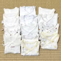 日本製 新生児 肌着19枚セット コンビ肌着　短肌着　長肌着