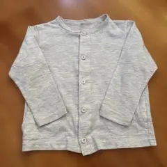 無印良品　グレー 100 カーディガン キッズ