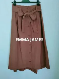 エマジェームス ウエストリボン スカート 後ろゴム EMMAJAMESのサムネイル
