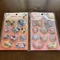 ミッキー ＆ ディズニー プリンセス ウォーターシール セット