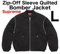Supreme Zip-Off Sleeve Bomber Jacket 黒L