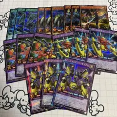 遊戯王 ラッシュデュエル XYZ デッキパーツ ユニオンベース 15種各3枚