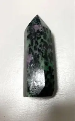 【天然石/原石】ルビーインゾイサイト六角柱ポイント