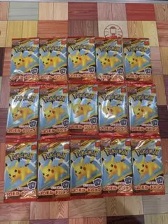 マクドナルド　ポケモンカードパック ピカチュウ 15パック　ハッピーセット