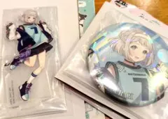 学マス 一番くじ　Part2 アクスタ　缶バッチ　葛城リーリヤ