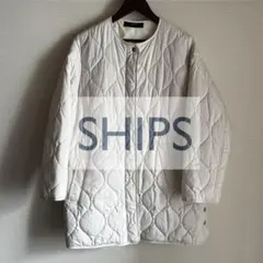 SHIPS キルティングジャケット アイボリー　38