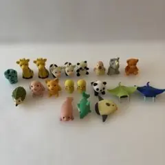 動物消しゴム 20個セット