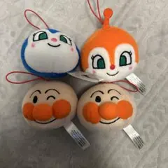 アンパンマン　フェイスマスコット　4個セット