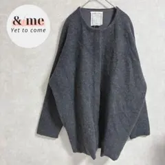 美品】BEARDSLEY ビアズリー 洗える ニットコート ノーカラー モカ