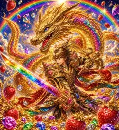 カラフルなドラゴン アートポスターオリジナル紙沢光a4 - メルカリ