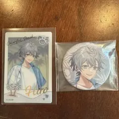 カラフルピーチ　缶バッチ　クリアカード　ヒロ