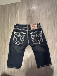 【USA製】トゥルーレリジョン BILLY SUPER T デニムハーフパンツのサムネイル