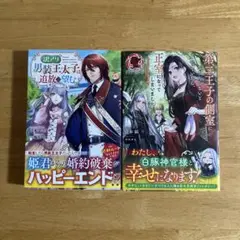 小説　「訳アリ男装王太子は追放を望む」「第二王子の側室になりたくないと思って〜」