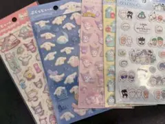 サンリオ ぷくっとシール 5枚セット ダイソー セリア