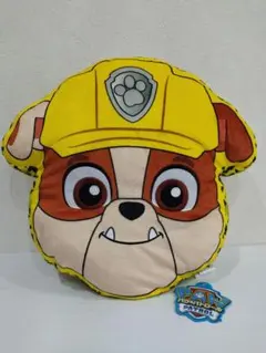 【タグ付】パウパトロール　ラブル　フェイスクッション　ぬいぐるみ　BIG
