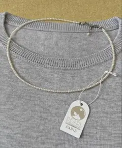 淡水極細ベビーパールネックレス