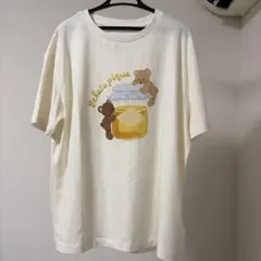 ジェラートピケ　はちみつベア柄　Tシャツのサムネイル